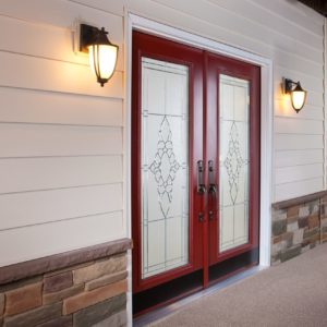 french door exterior closed