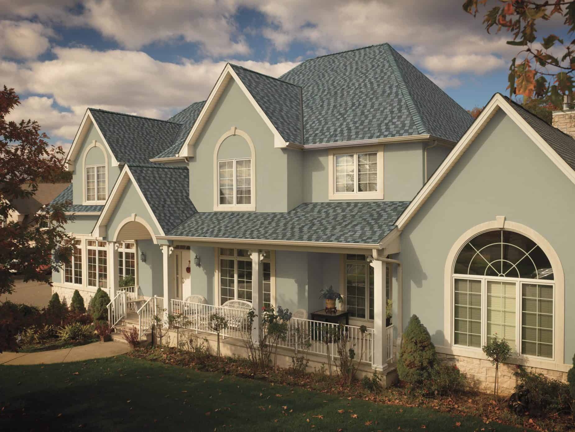 GAF's Timberline American Harvest Nantucket Morning shingles