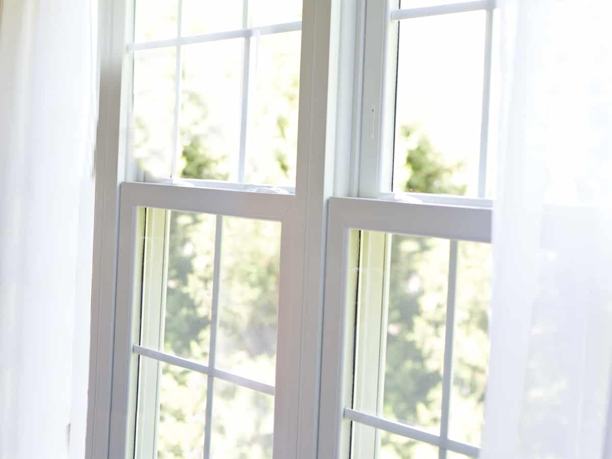 double hung window
