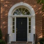 Thompson Creek transom window above a Federal-style entry door in a Maryland home