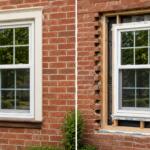 Thompson Creek installer comparing insert window replacement versus full-frame window replacement on a Mid-Atlantic home